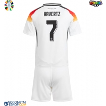 Otroški Nogometni dresi Nemčija Kai Havertz #7 Domači EP 2024 Kratek Rokav (+ Kratke hlače)